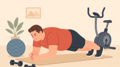 الرياضة الصحيحة للتخلص من السمنة المركزية في الأرداف 🏃‍♀️💪